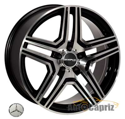 Диски Replica Mercedes 7601 BP R19 W8.5 PCD5x112 ET30 DIA66.6  